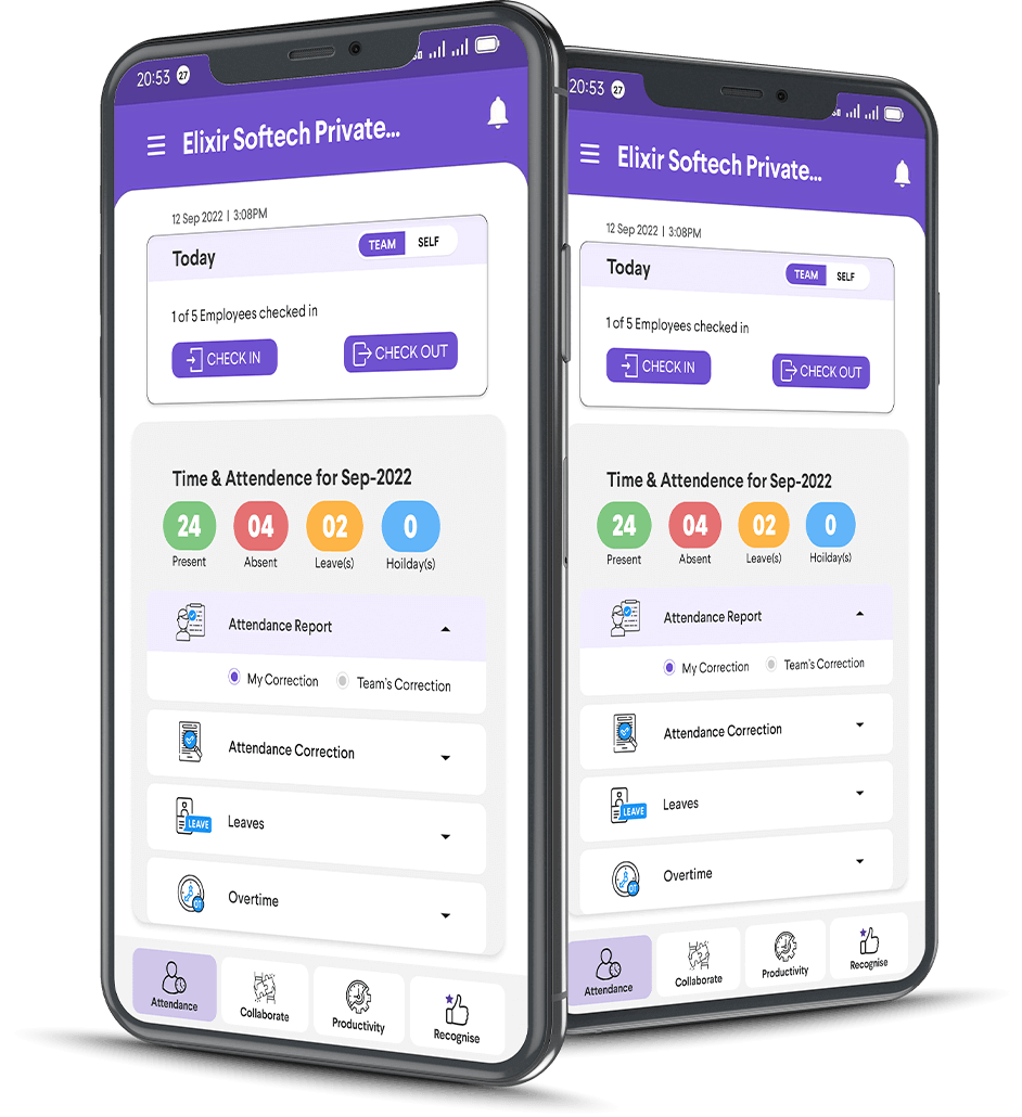 App screen